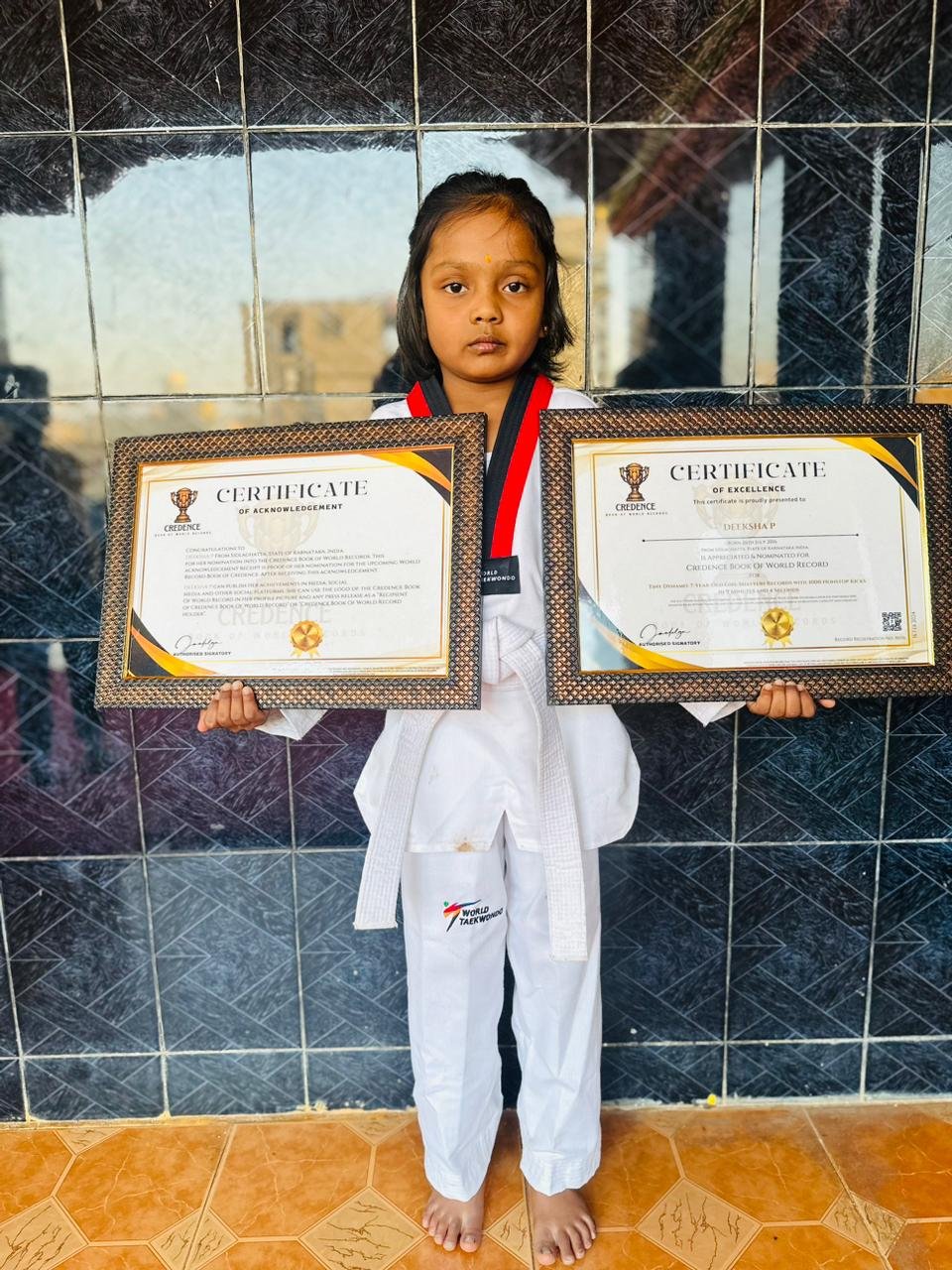 Tiny Dynamo: Deeksha P’s Record-Breaking Feat of 1000 Nonstop Kicks